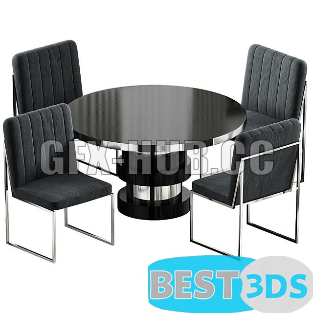 Pack model 3D- Tables Et Chaises – Image 183