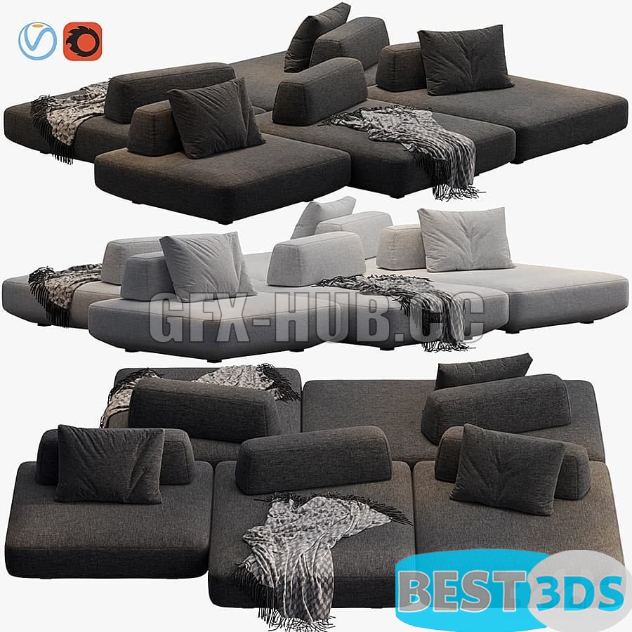 Pack model 3D- Canapé – Image 320