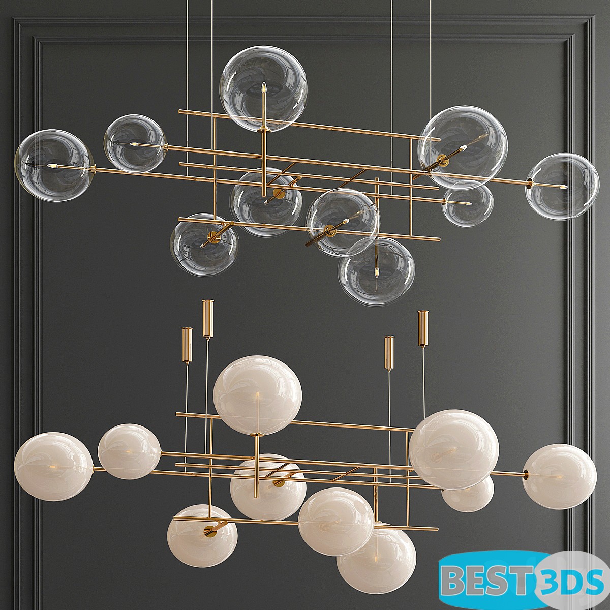 Pack model 3D- Eclairage De Plafond – Image 215