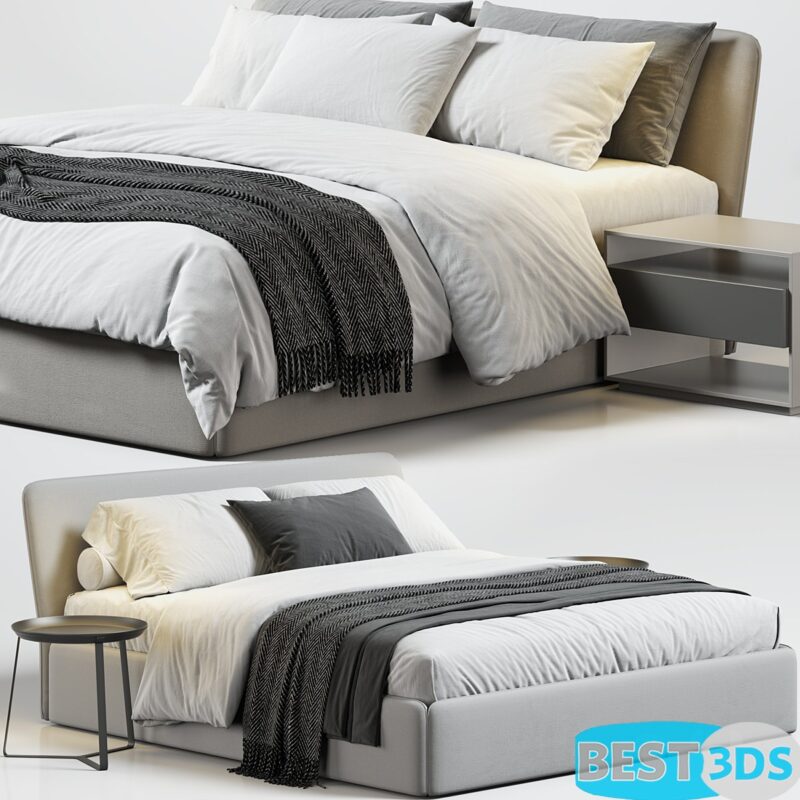 Bonaldo True Bed - Modèle 3D Optimisé