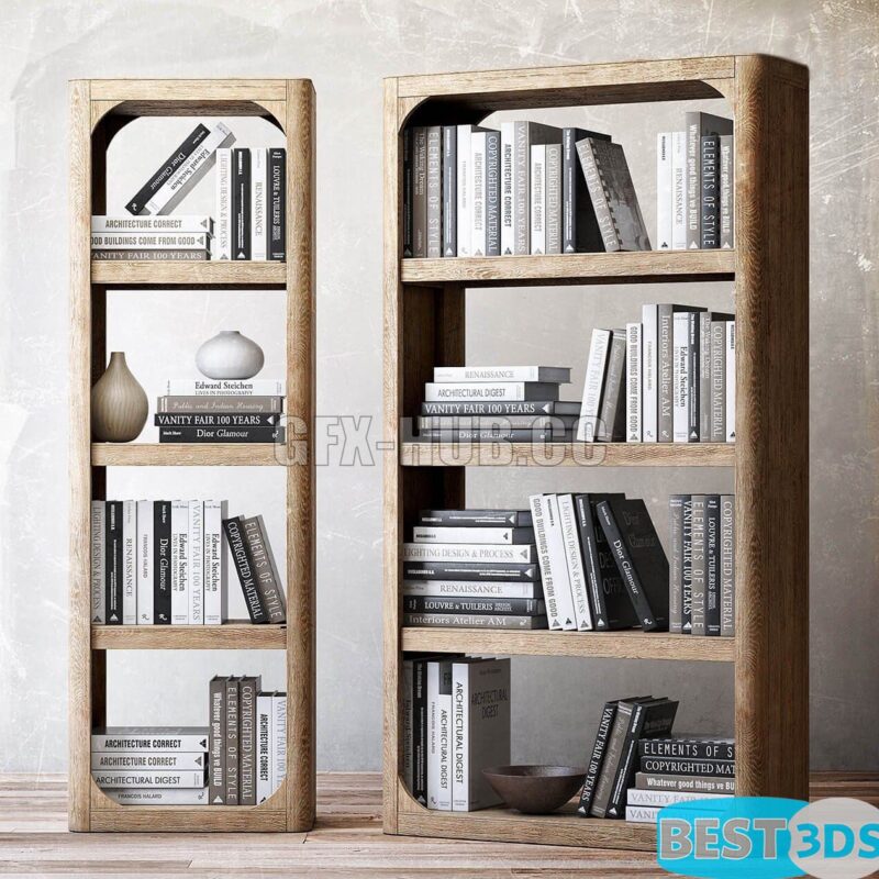 Bibliothèque décorative