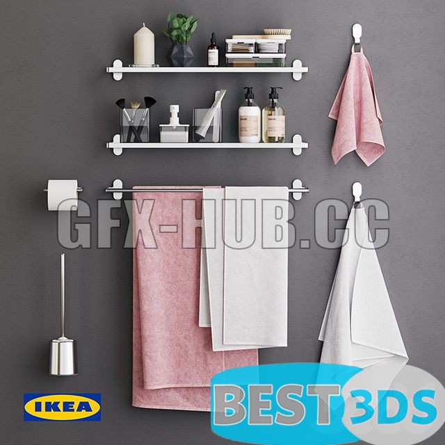 Pack model 3D- Accessoires de salle de bain – Image 40