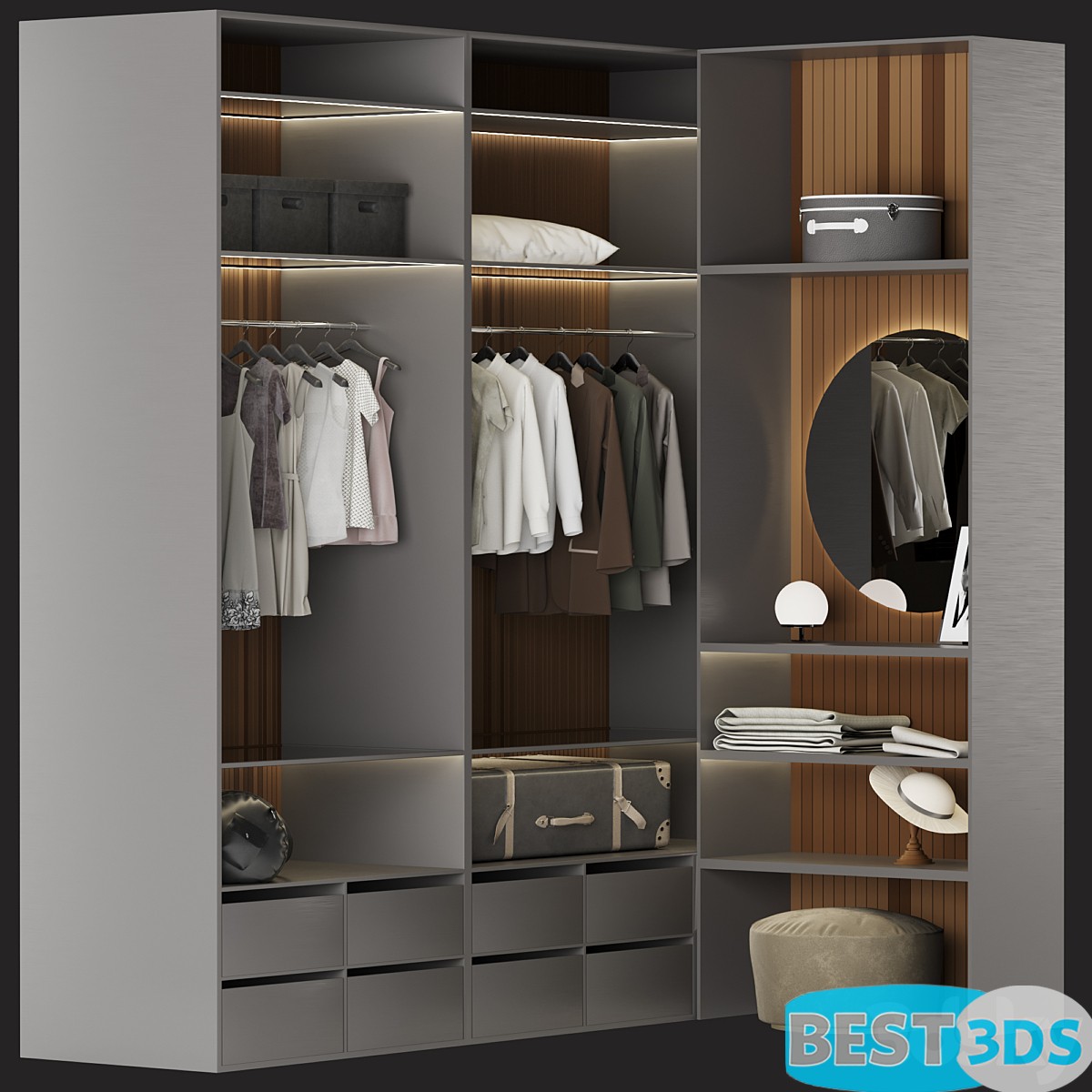 Pack model 3D- Armoires Et Vitrines – Image 9