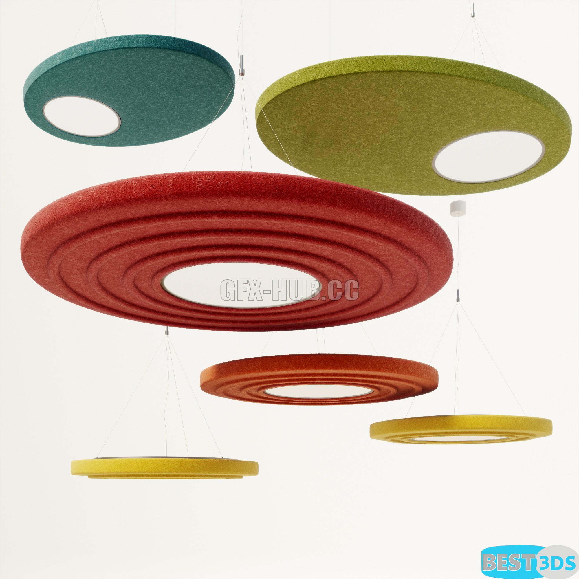 Pack model 3D- Eclairage De Plafond – Image 207