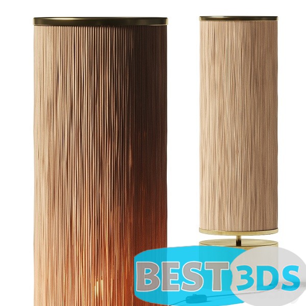 CB2 Solana Pillar de table Lampe