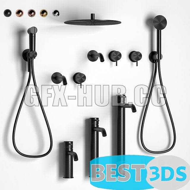Pack model 3D- Accessoires de salle de bain – Image 43