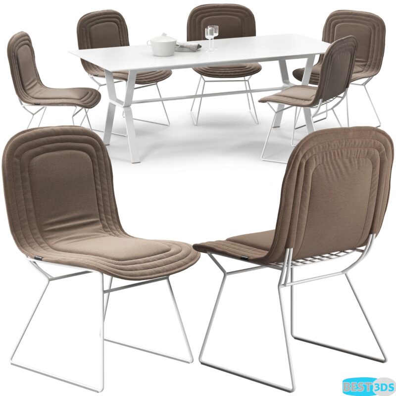 Modèle 3D CHAPEAU chair DEER table