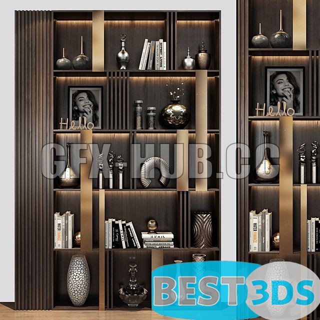 Pack model 3D- Armoires Et Vitrines – Image 14
