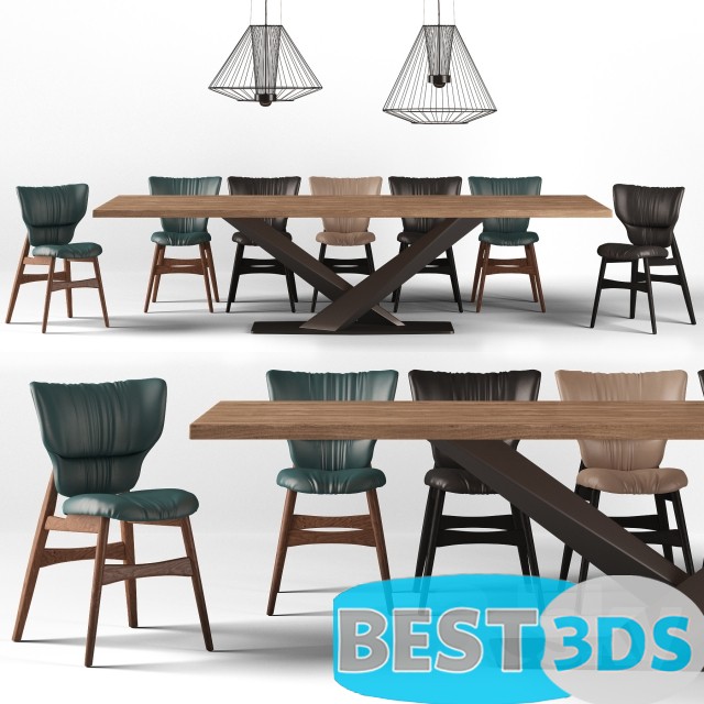 Pack model 3D- Tables Et Chaises – Image 172