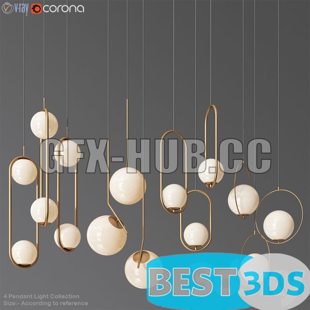 Pack model 3D- Eclairage De Plafond – Image 203