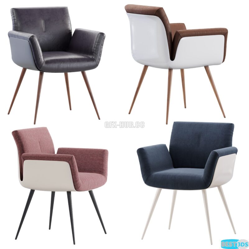 Chaise Alvo – Cor (variant 1)