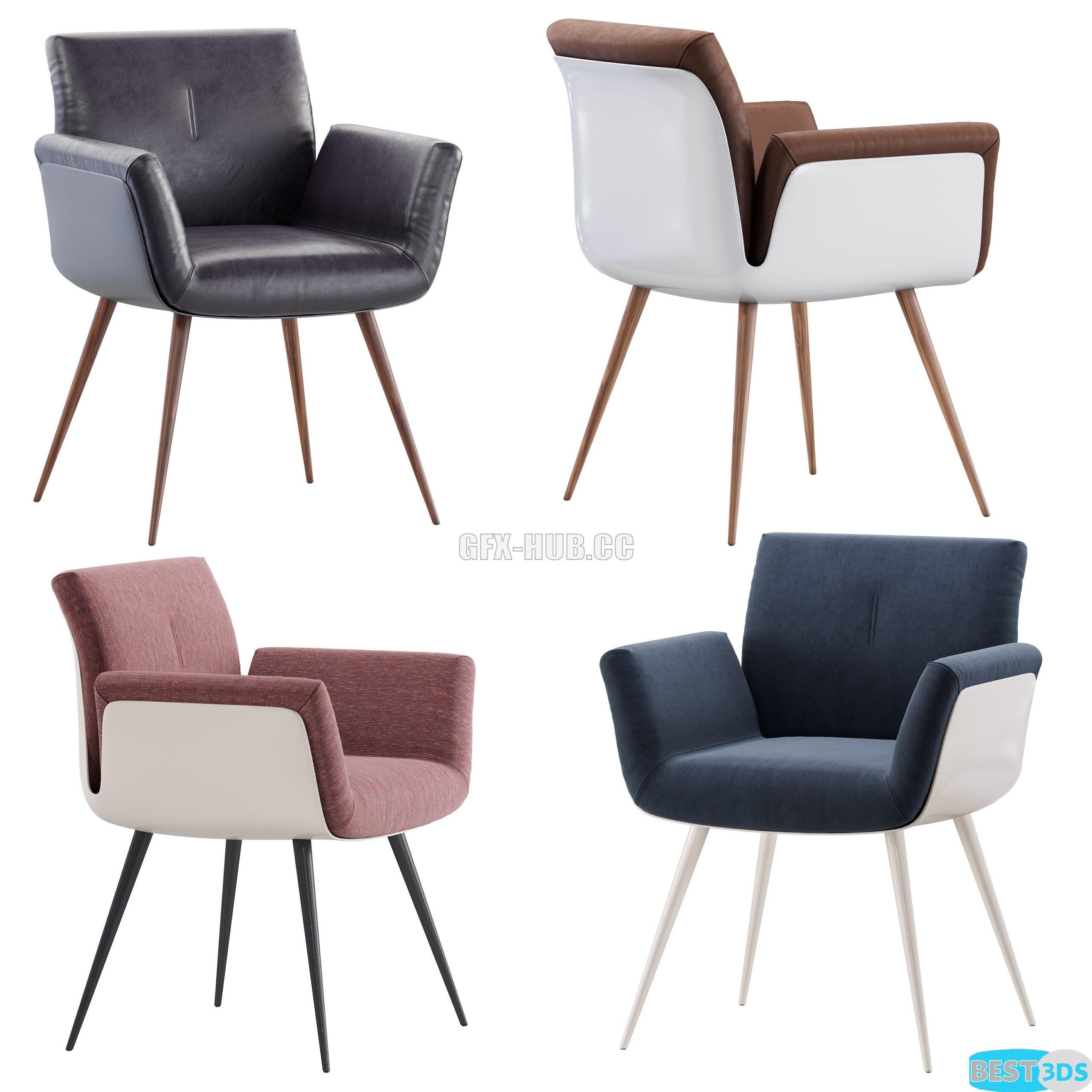 Chaise Alvo – Cor (variant 1)