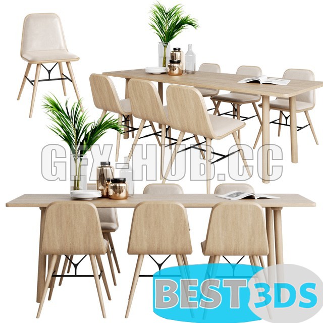Pack model 3D- Tables Et Chaises – Image 166
