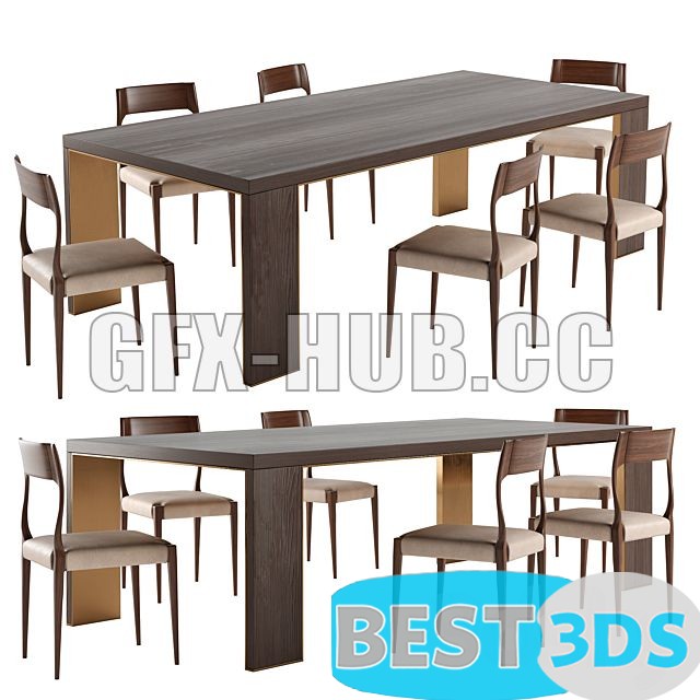Pack model 3D- Tables Et Chaises – Image 162