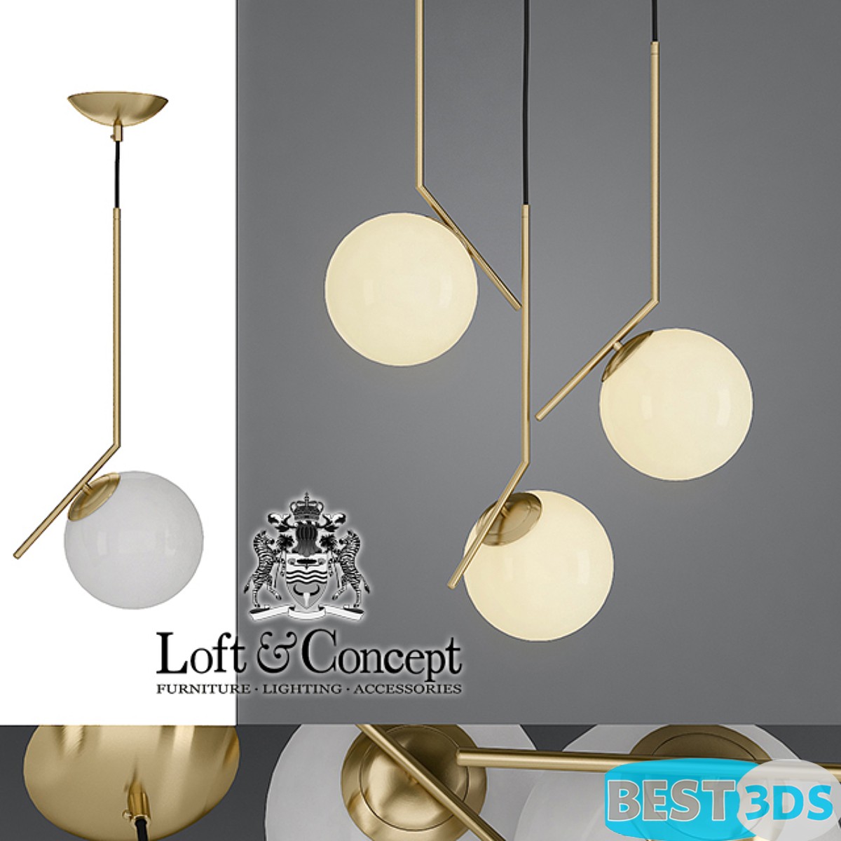 Pack model 3D- Eclairage De Plafond – Image 192