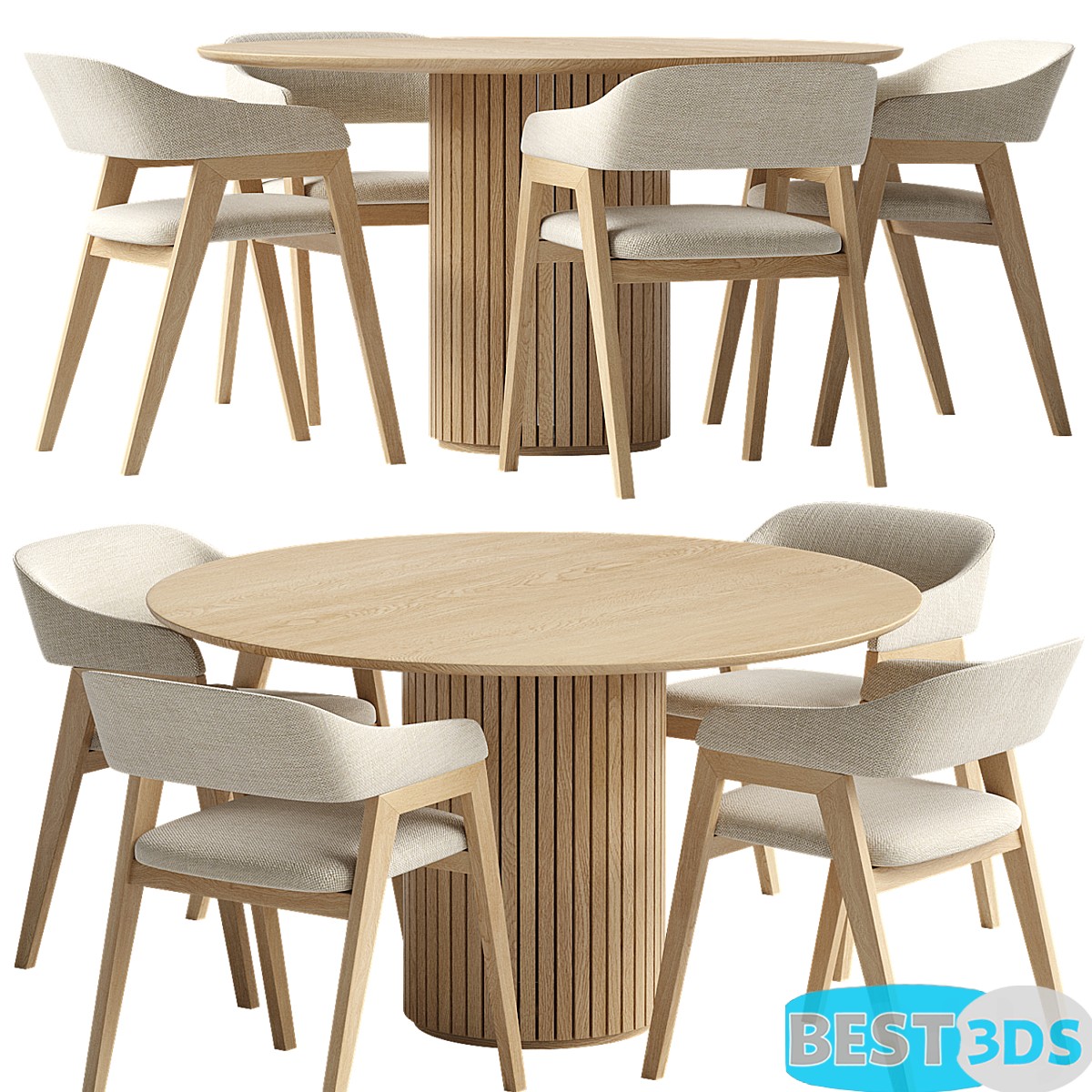 Pack model 3D- Tables Et Chaises – Image 160