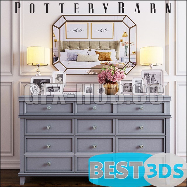 Commode Pottery Barn Clara