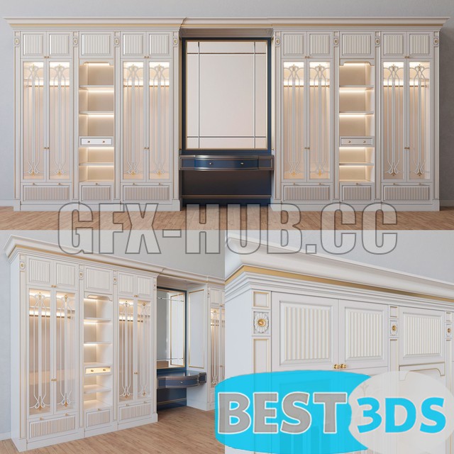 Pack model 3D- Armoires Et Vitrines – Image 27