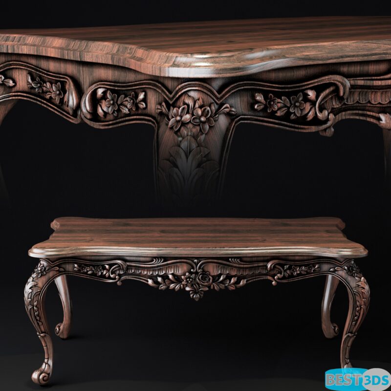 Table basse style classique