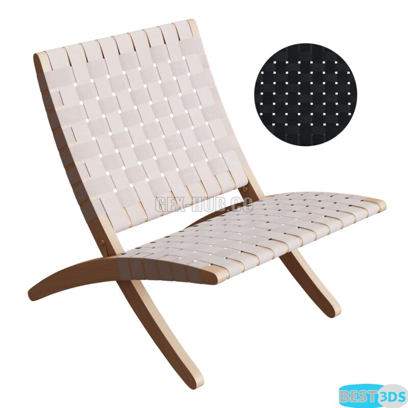 Modèle 3D - Coalesse Cuba Chair CHMG501 0