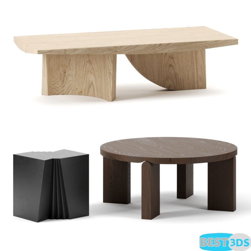Set de tables basses – Christophe Delcourt