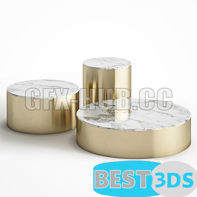 Set de tables basses Cazarina