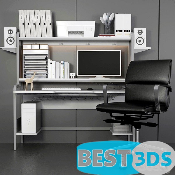 Pack model 3D- Mobilier De Bureau – Image 17