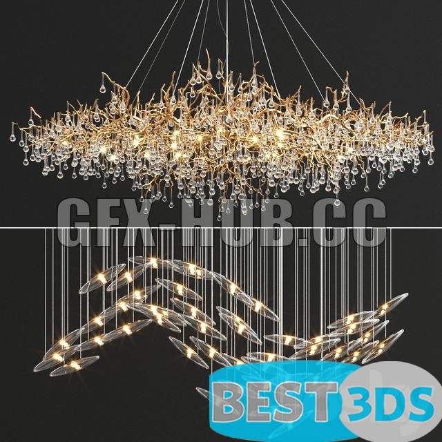 Pack model 3D- Eclairage De Plafond – Image 163