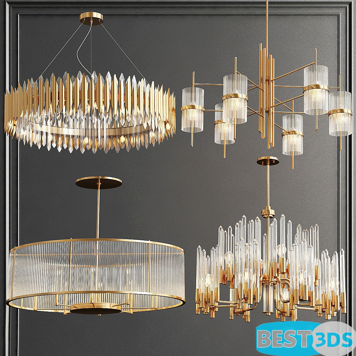 Pack model 3D- Eclairage De Plafond – Image 166