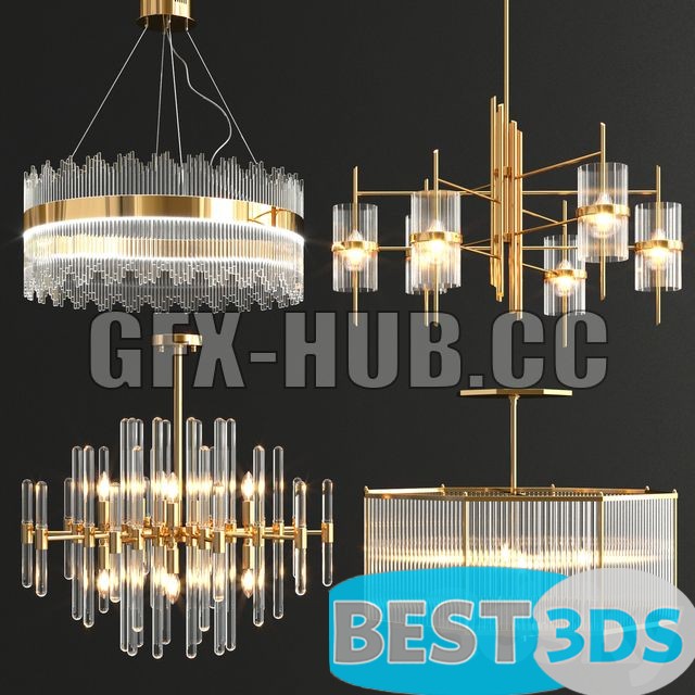 Pack model 3D- Eclairage De Plafond – Image 165