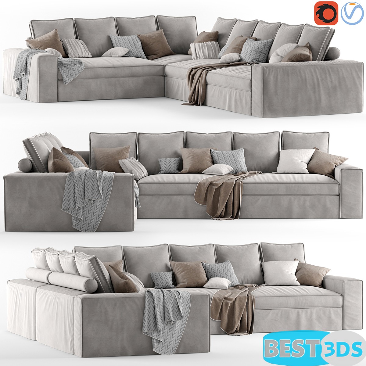 Pack model 3D- Canapé – Image 283