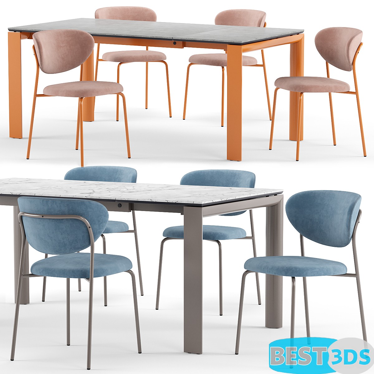 Pack model 3D- Tables Et Chaises – Image 156
