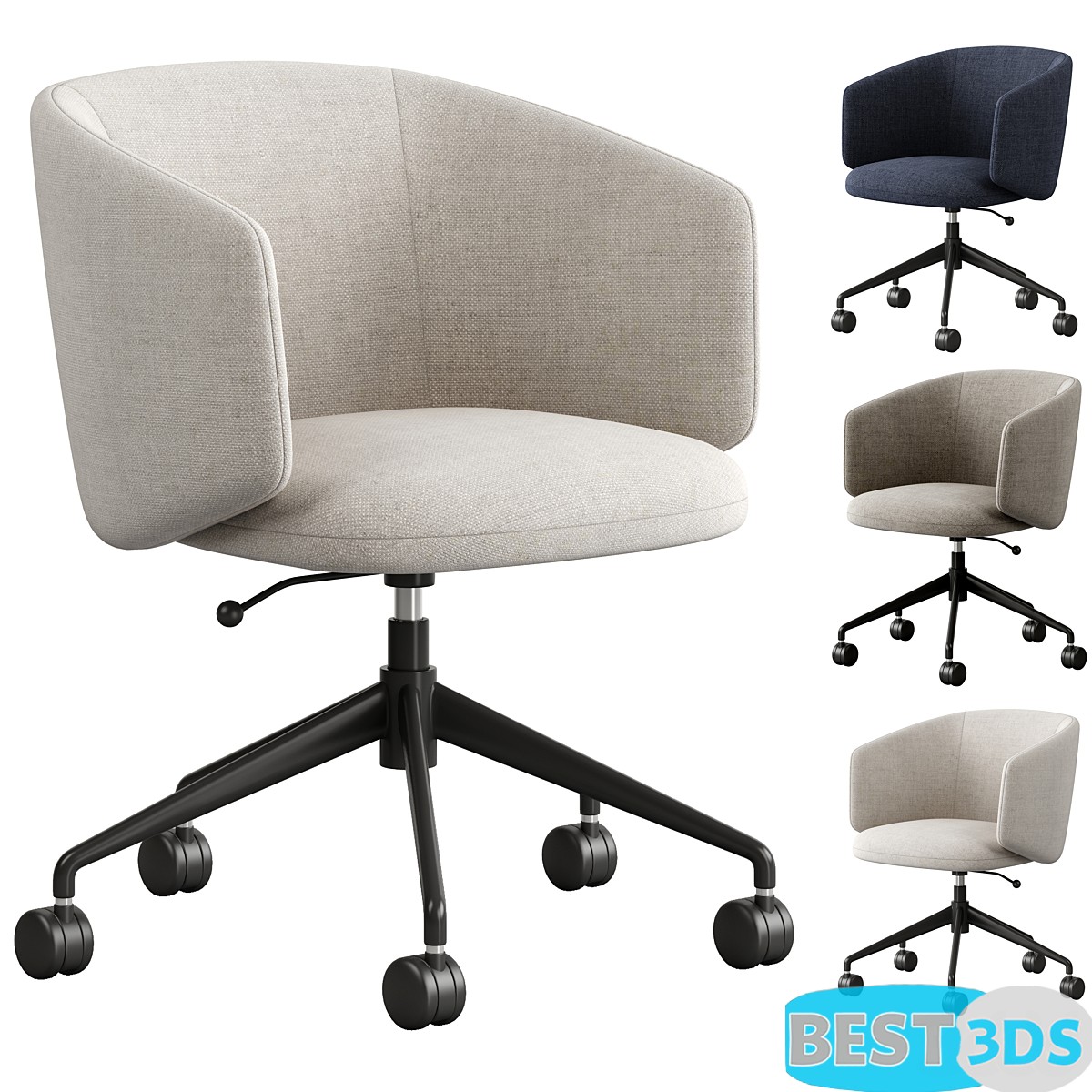 Pack model 3D- Mobilier De Bureau – Image 21