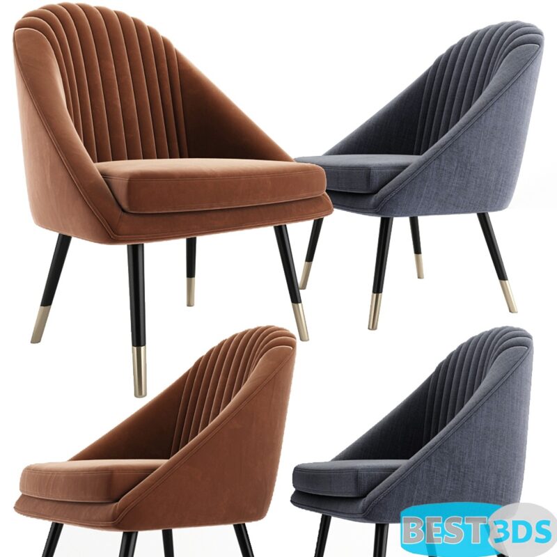 Fauteuil lounge Audrey