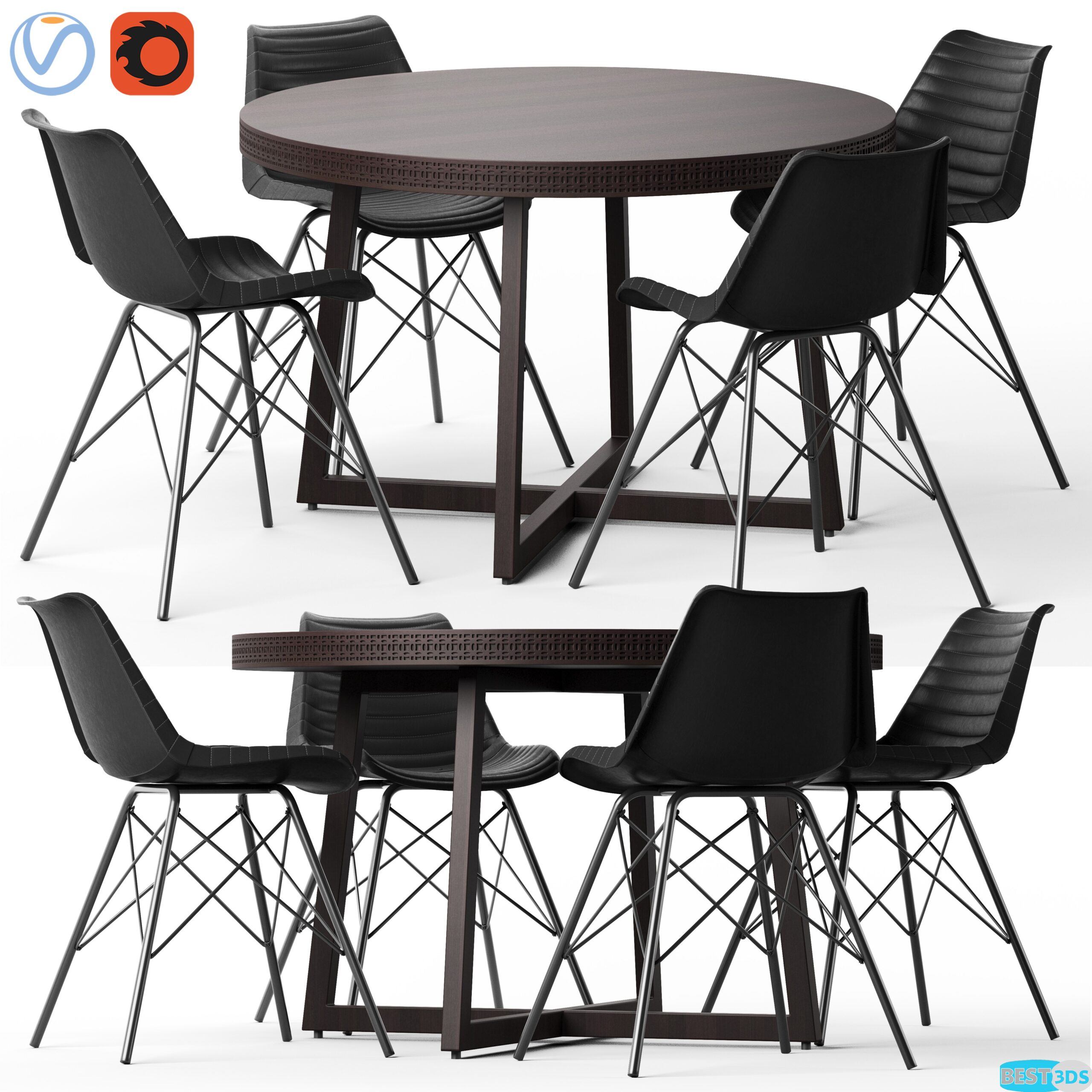 Pack model 3D- Tables Et Chaises – Image 155