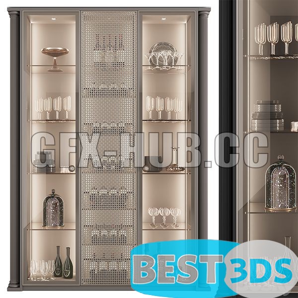 Pack model 3D- Armoires Et Vitrines – Image 38