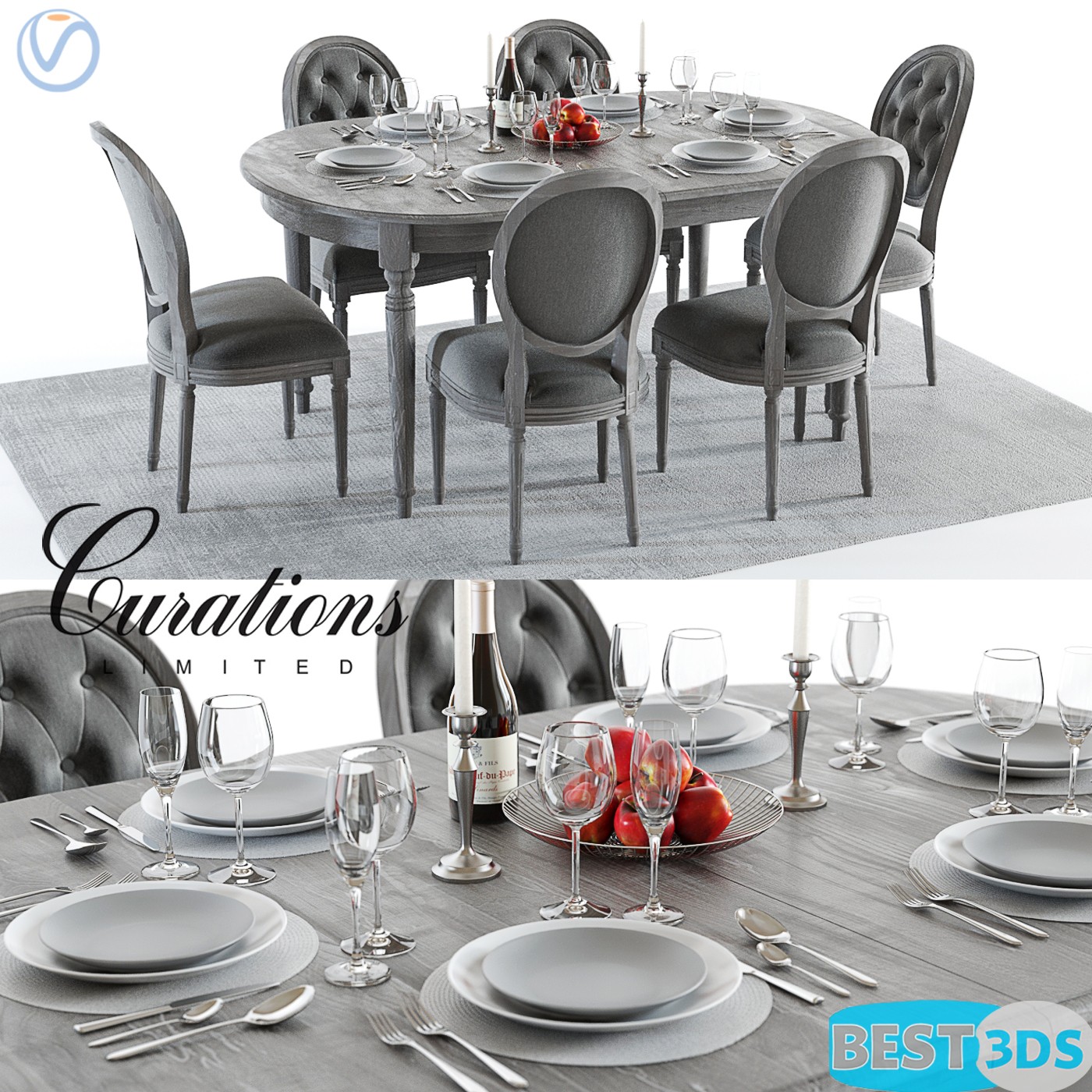 Pack model 3D- Tables Et Chaises – Image 154