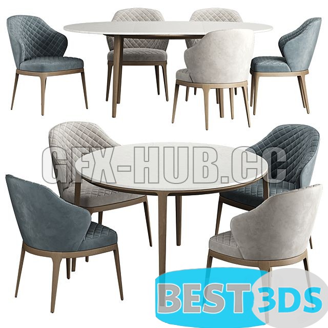 Modèle 3D DEAN Chair Table