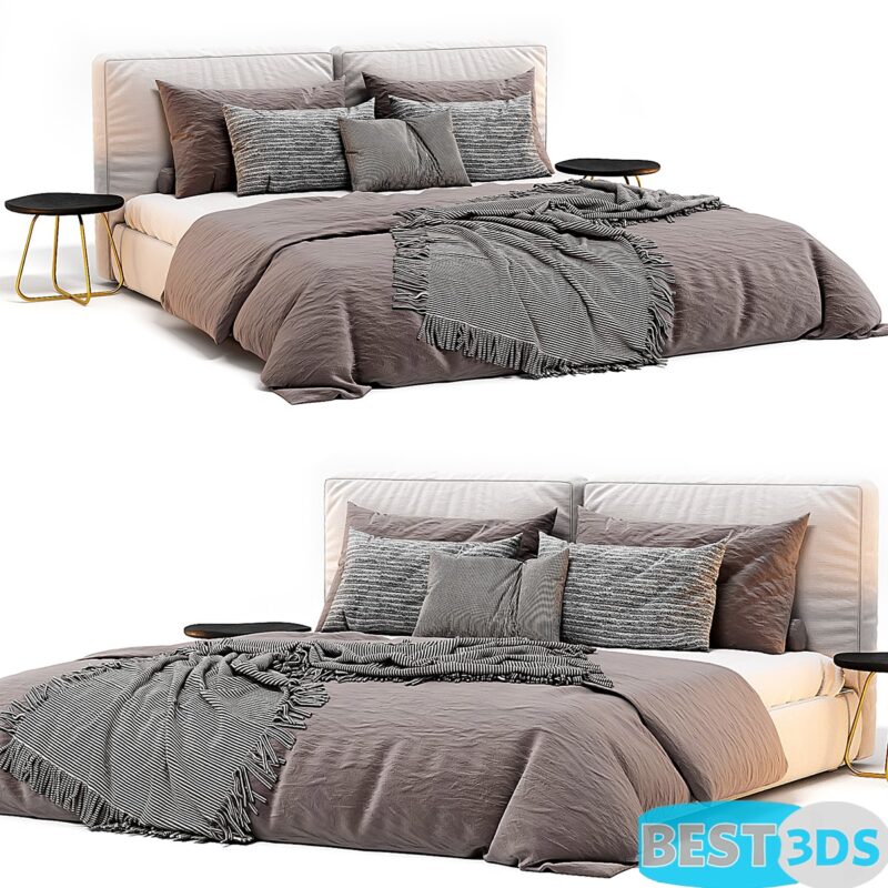 DallAgnese Comfort Bed - Modèle 3D Optimisé