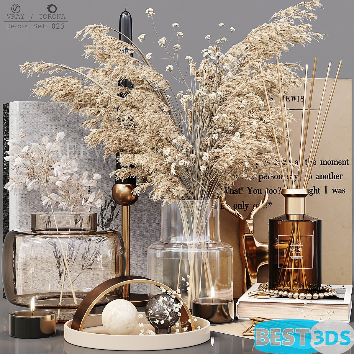 Pack model 3D- Ensemble décoratif – Image 39