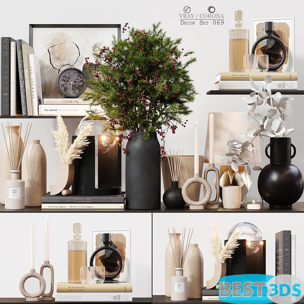 Pack model 3D- Ensemble décoratif – Image 46