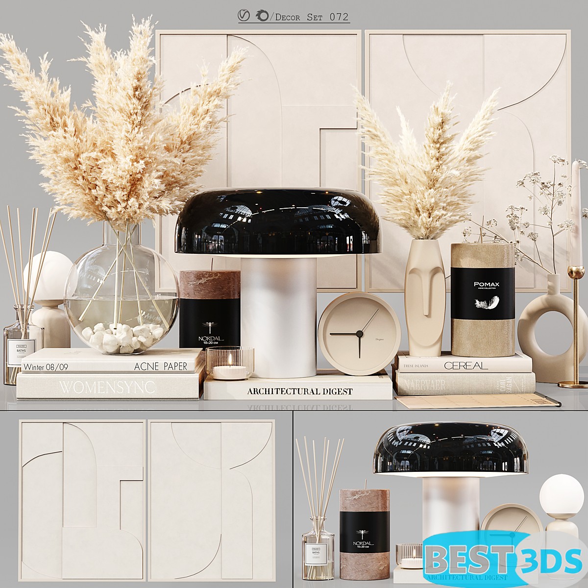 Pack model 3D- Ensemble décoratif – Image 47