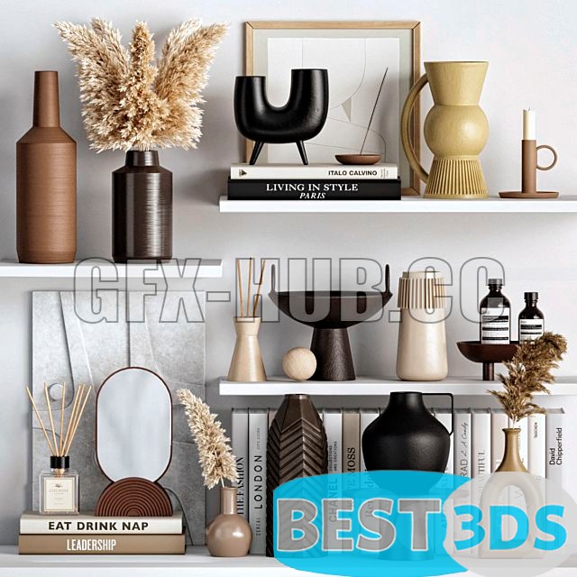 Pack model 3D- Ensemble décoratif – Image 41