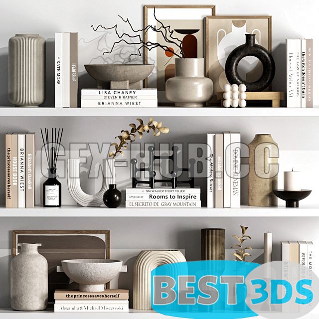 Pack model 3D- Ensemble décoratif – Image 44
