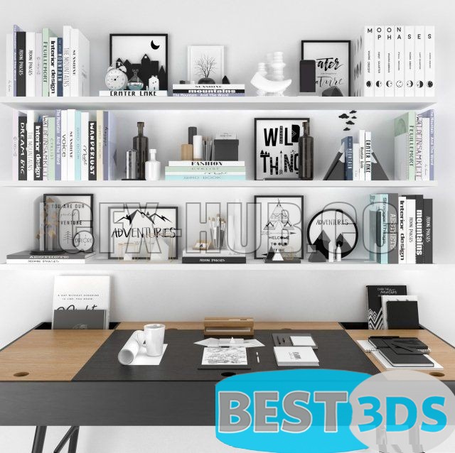Pack model 3D- Ensemble décoratif – Image 45