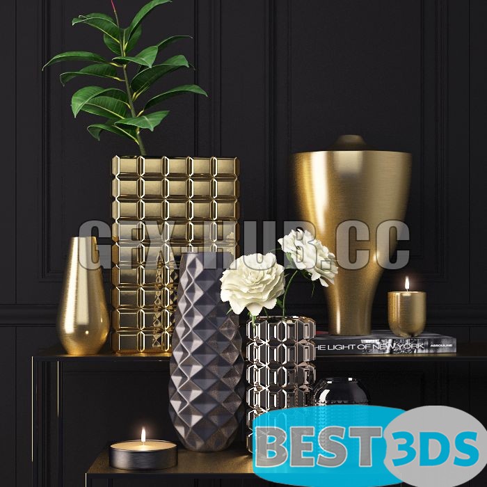 Pack model 3D- Ensemble décoratif – Image 55