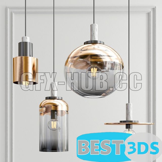 Pack model 3D- Eclairage De Plafond – Image 155