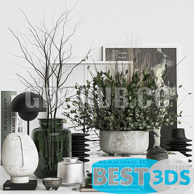 Pack model 3D- Ensemble décoratif – Image 75
