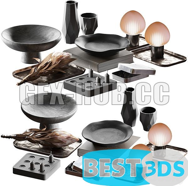 Pack model 3D- Ensemble décoratif – Image 76