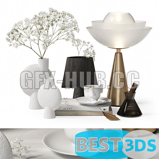 Pack model 3D- Ensemble décoratif – Image 100
